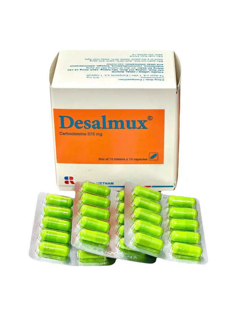 Desalmux carbocistein 375mg resantis (h/100v)