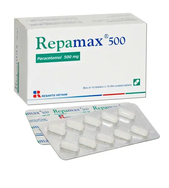 Repamax 500 paracetamol 500mg resantis (h/100v)