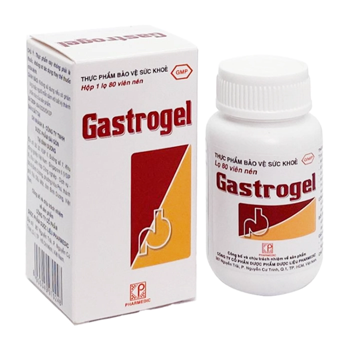 Gastrogel - Chai 80 viên - Pharmedic 