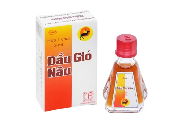 Dầu gió nâu pharmedic (lốc/10c/3ml)