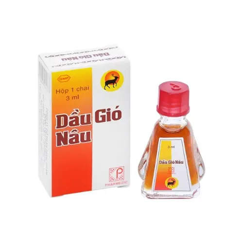 Dầu gió nâu pharmedic (lốc/10c/3ml)