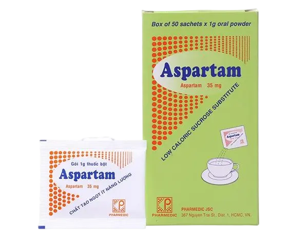 Đường ăn kiêng aspartam pharmedic (h/50g)