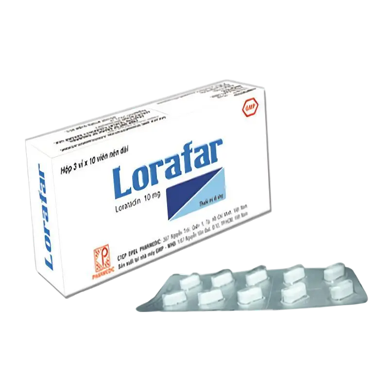 Lorafar loratadin 10mg pharmedic (h/30v)