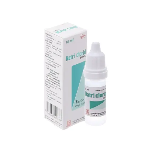 Nhỏ mũi natri clorid 0.9% pharmedic (Lốc/10c/10ml)