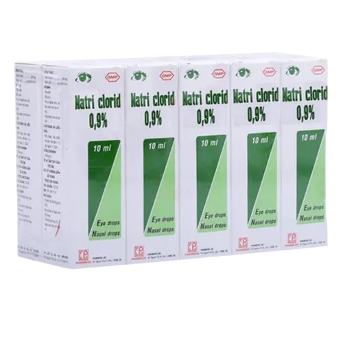 Nhỏ mũi natri clorid 0.9% pharmedic (Lốc/10c/10ml)