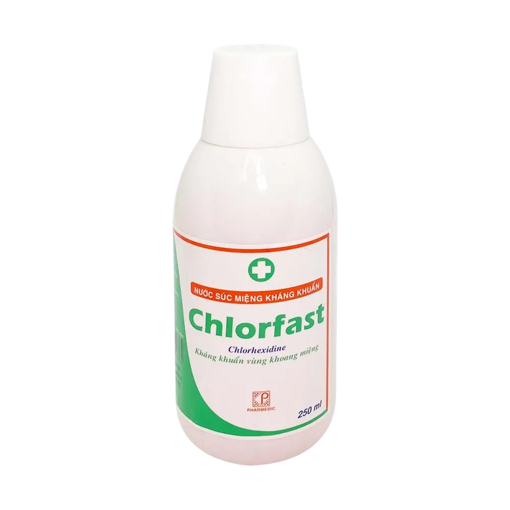 Nước súc miệng Chlorfast pharmedic (c/250ml)