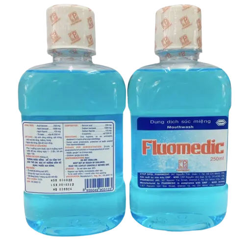 Nước súc miệng fluomedic pharmedic (c/250ml)