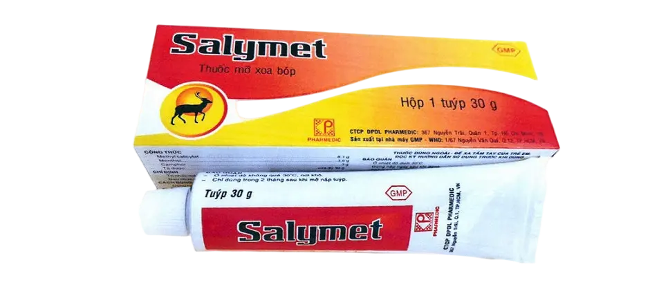 Salymet thuốc mỡ xoa bóp pharmedic (tube/30gr)