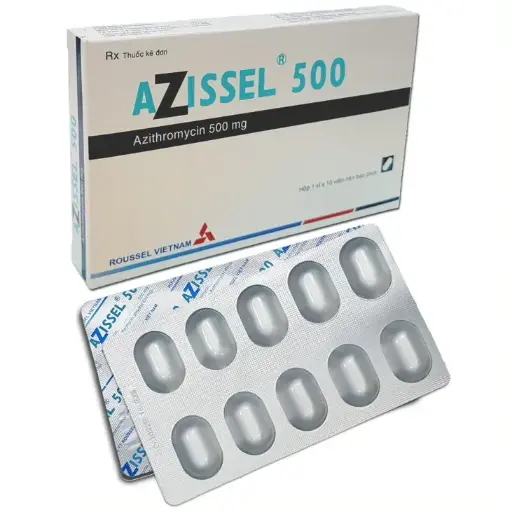 [SP00177] Azissel 500 azithromycin 500mg resantis (h/10v)