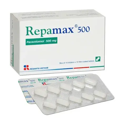 [SP00183] Repamax 500 paracetamol 500mg resantis (h/100v)