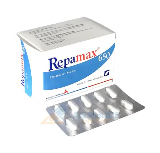 [SP00184] Repamax 650 paracetamol 650mg resantis (h/100v)