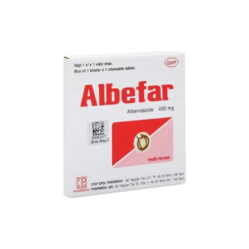 [SP00003] Albefar albendazol 400mg pharmedic (h/1v)
