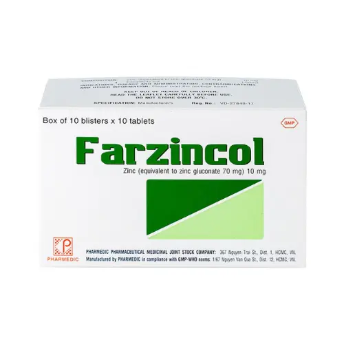 [SP00024] Farzincol pharmedic (h/100v)
