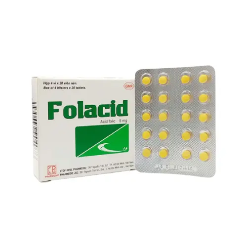 [SP00025] Folacid acid folic 5mg pharmedic (h/80v)